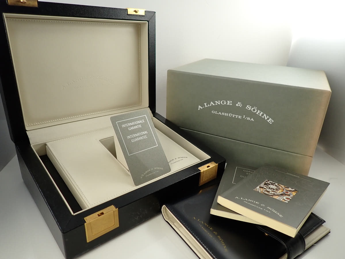 A.ランゲ＆ゾーネ ダトグラフ Ref.403.031 ブラック文字盤 美中古 37U42P95