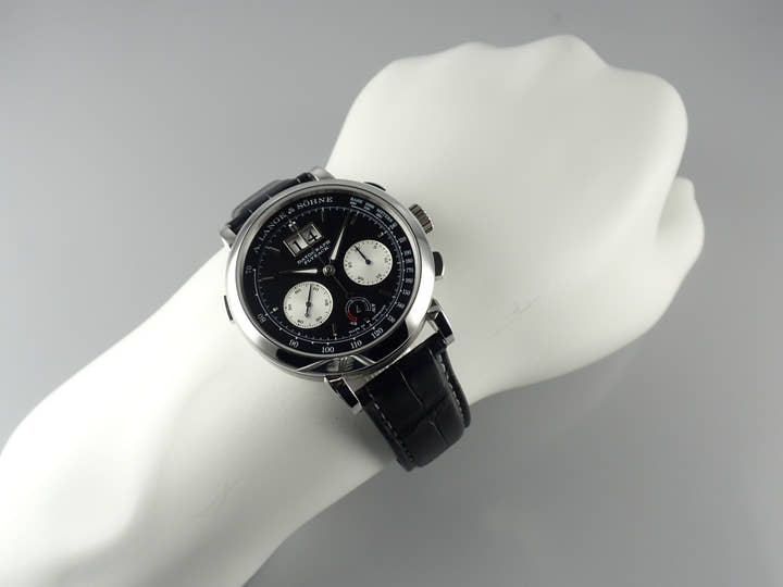A.ランゲ＆ゾーネ ダトグラフ Ref.405.035 ブラック/シルバー文字盤 中古 datograph-7