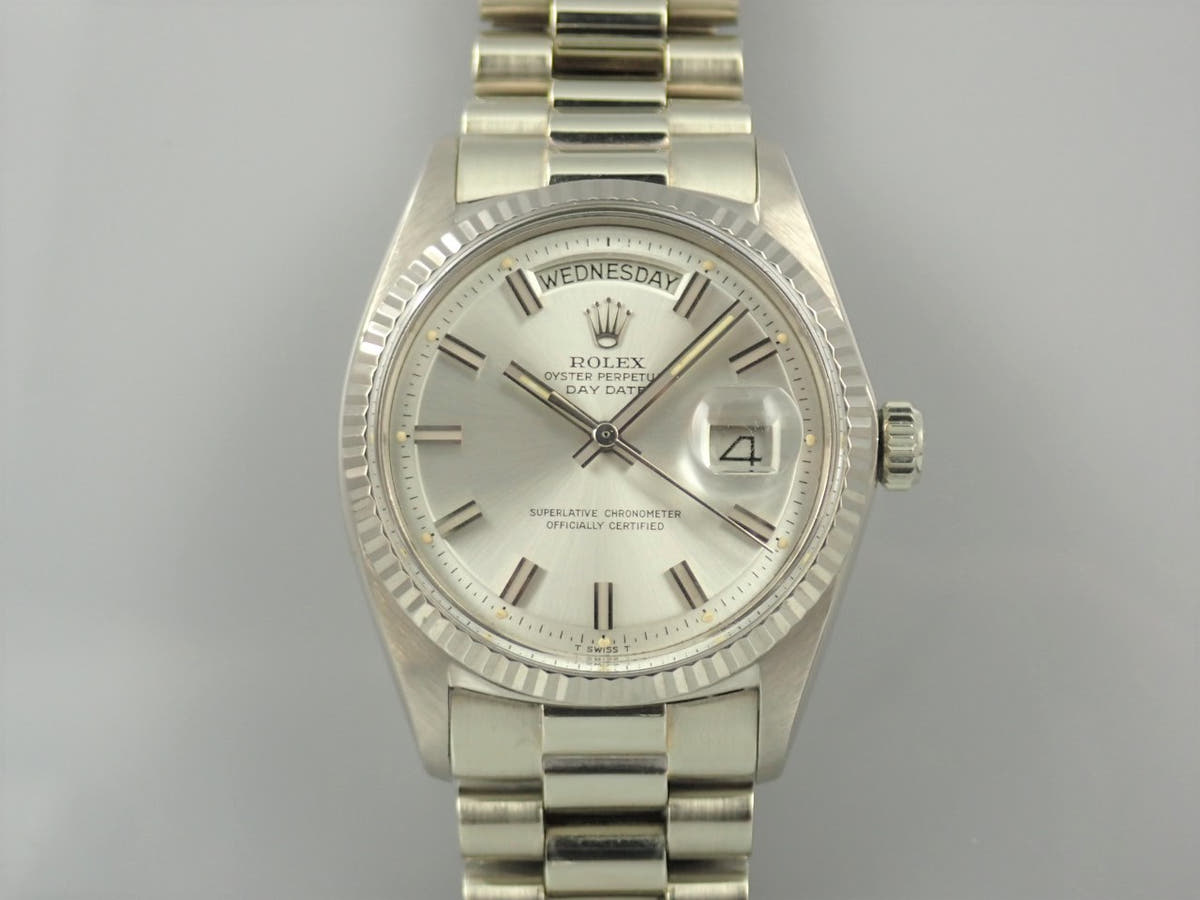 ロレックス デイデイト Ref.1803 シルバー文字盤 中古 P8001986