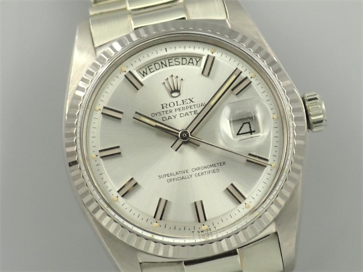 ロレックス デイデイト Ref.1803 シルバー文字盤 中古 P8001986