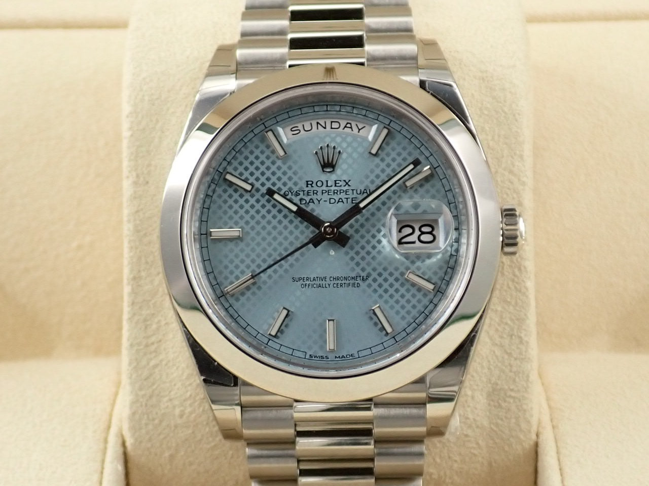 Rolex Day-Date 40 Ice Blue Dial &lt;Warranty, Box, etc.&gt;