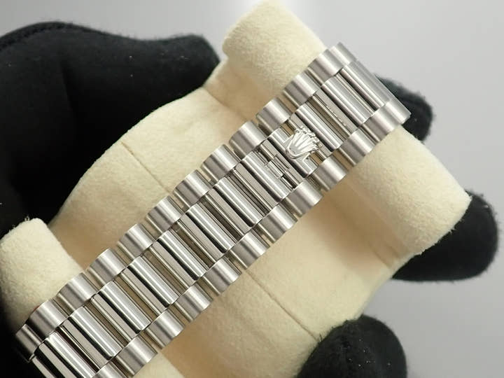 Rolex Day-Date 40 Ref. 228206 Platinum Ice Blue Dial