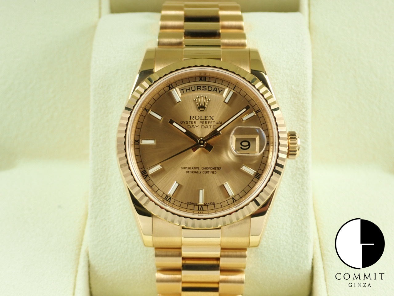 Rolex Day-Date Champagne Gold Dial Random Number &lt;Warranty, Box, etc.&gt;