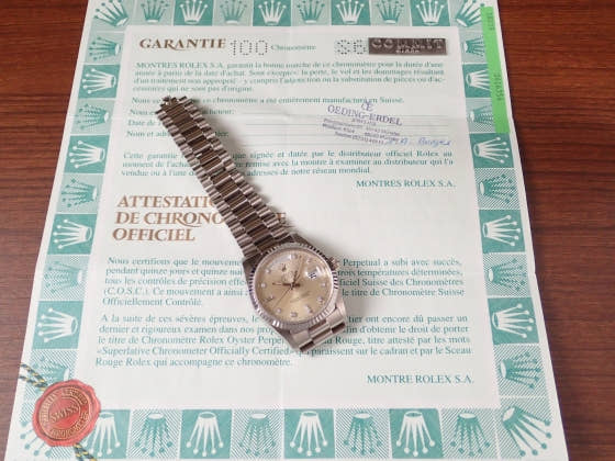 ロレックス デイデイト Ref.18239 シルバー文字盤 中古 day-date-11