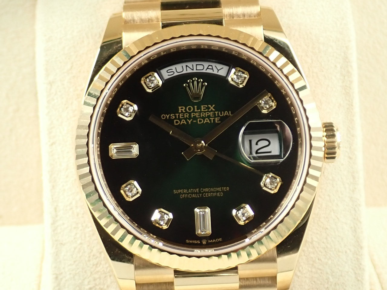 Rolex Day-Date 36 10P Diamond &lt;New Warranty Box etc.&gt;