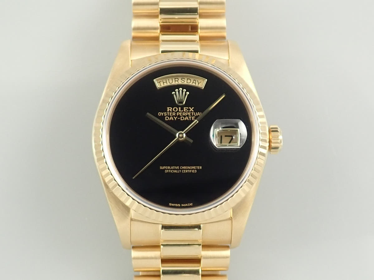 ロレックス デイデイト Ref.18038 オニキス文字盤 美品 150P4890