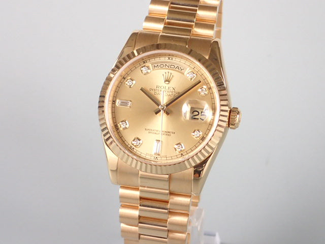 Rolex Day Date 10P Diamond Ref.118238