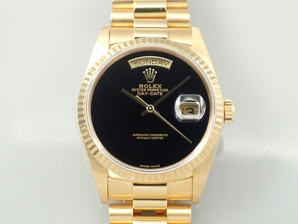ロレックス デイデイト36 Ref.18238 オニキス文字盤 美品 854KSMAA