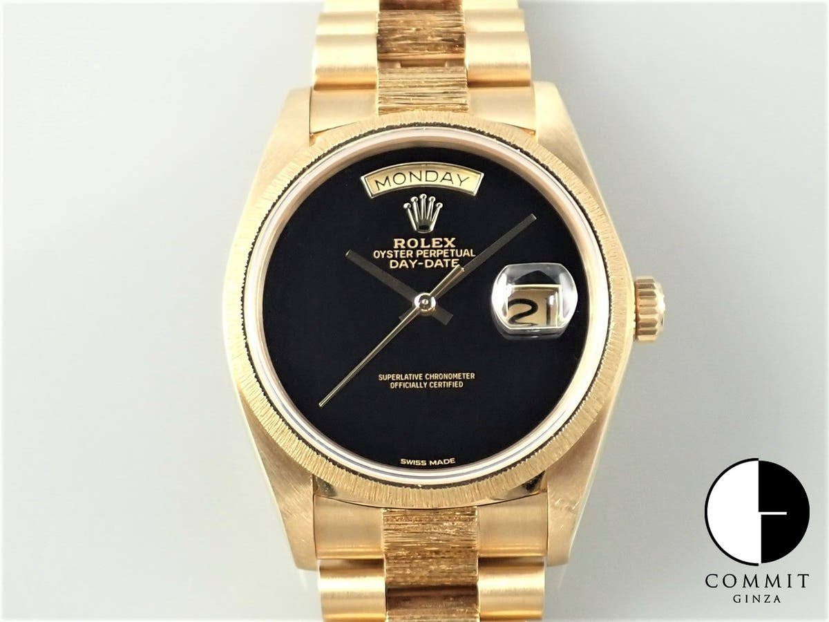 ロレックス デイデイト Ref.18078 オニキス文字盤 中古 AP351X3P