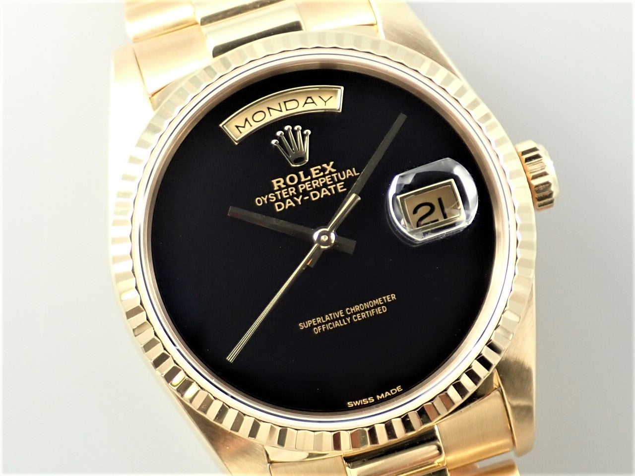 Rolex Day-Date 36 Ref.18238 18KYG Onyx Dial