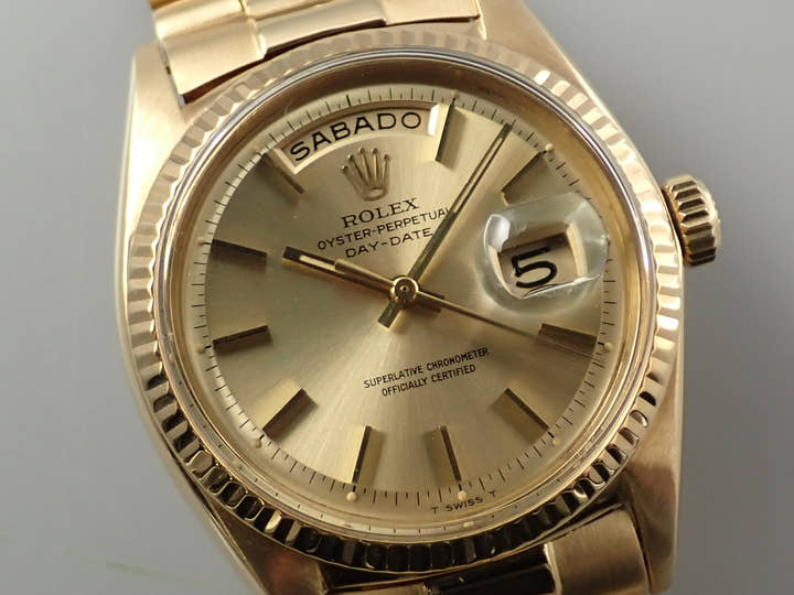 Rolex Day-Date 36 Ref. 1803 Yellow Gold Champagne Dial Pre-owned A25UVHHT