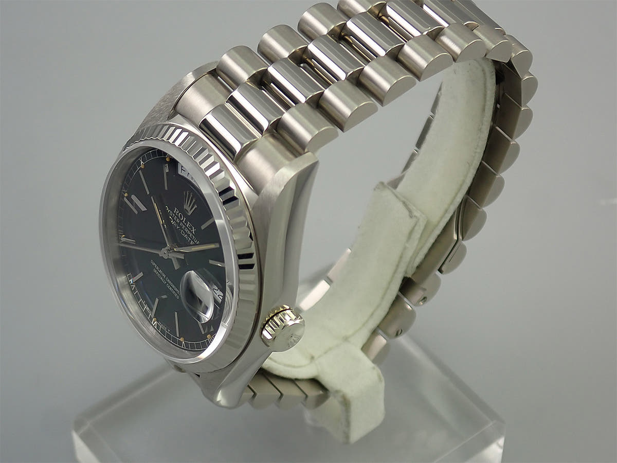 ロレックス デイデイト Ref.18039 ネイビー文字盤 中古 W6190VKY