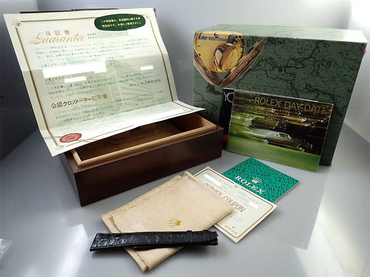 Rolex Day-Date 36 Ref. 18038 Yellow Gold Champagne Dial