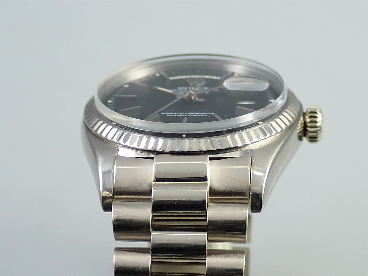 ロレックス デイデイト Ref.1803 ブラック文字盤 中古 7L6T7F8R