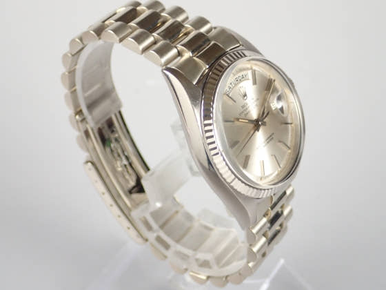 ロレックス デイデイト Ref.1803 シルバー文字盤 中古 day-date-2