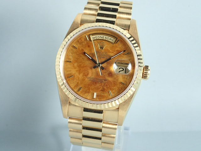 Rolex Day-Date Wood (Mahogany) Dial