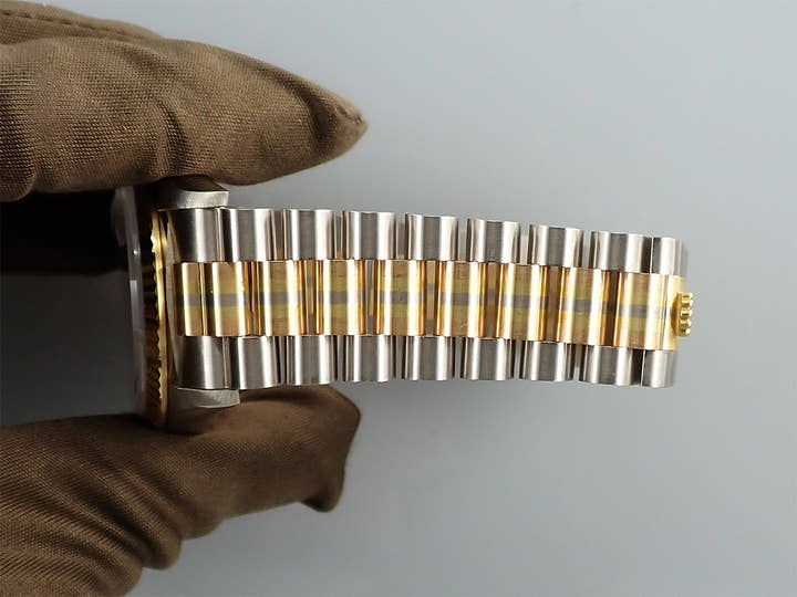 ロレックス デイデイト トリドール Ref.18239BIC ホワイトゴールド/ローズゴールド/イエローゴールド コッパー文字盤