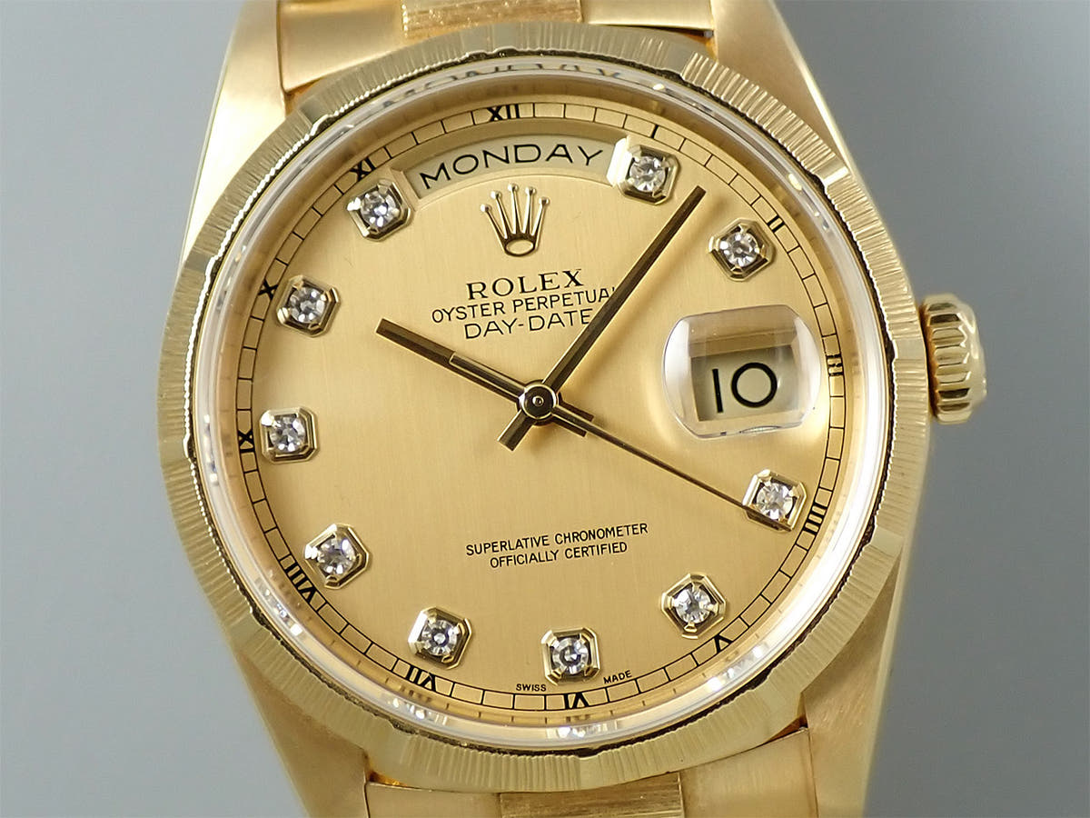 ロレックス デイデイト Ref.18248 シャンパンゴールド文字盤 美品 0Y6414AU