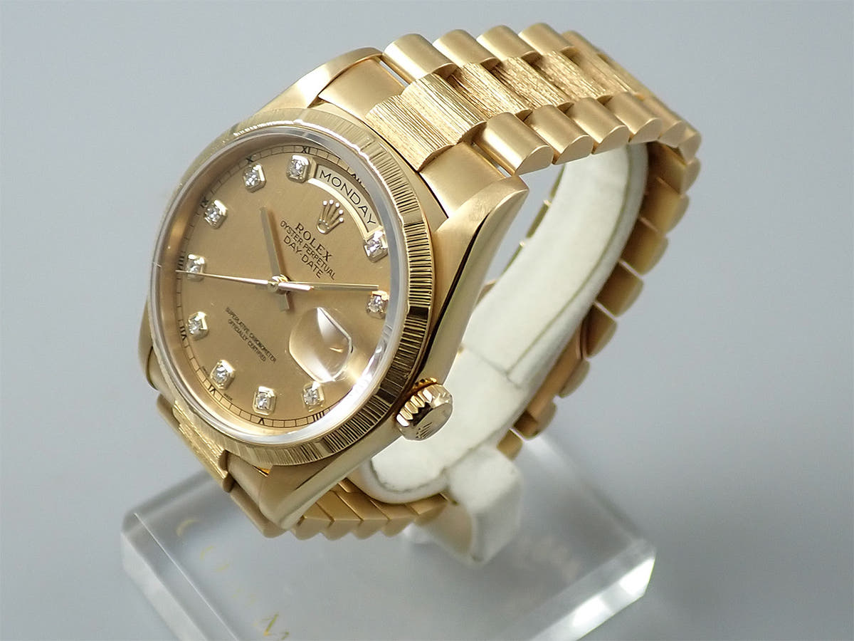 ロレックス デイデイト Ref.18248 シャンパンゴールド文字盤 美品 0Y6414AU