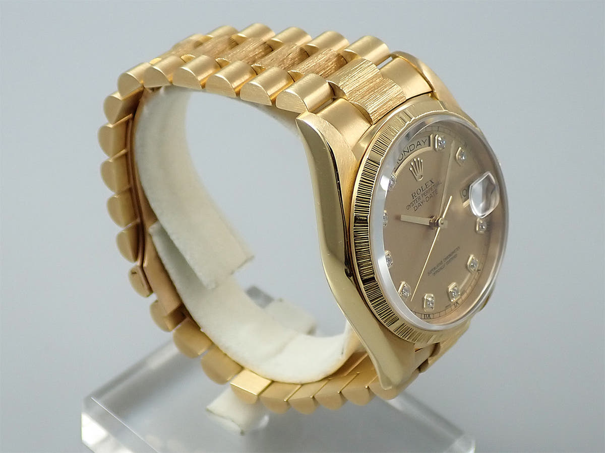 ロレックス デイデイト Ref.18248 シャンパンゴールド文字盤 美品 0Y6414AU