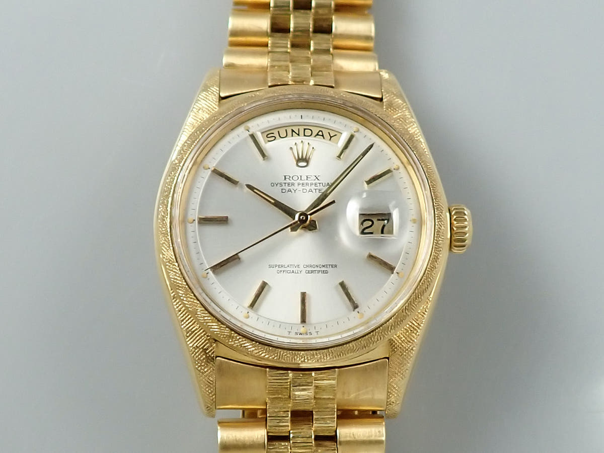 ロレックス デイデイト36 Ref.1806 シルバー文字盤 中古 8PA1Y3J9