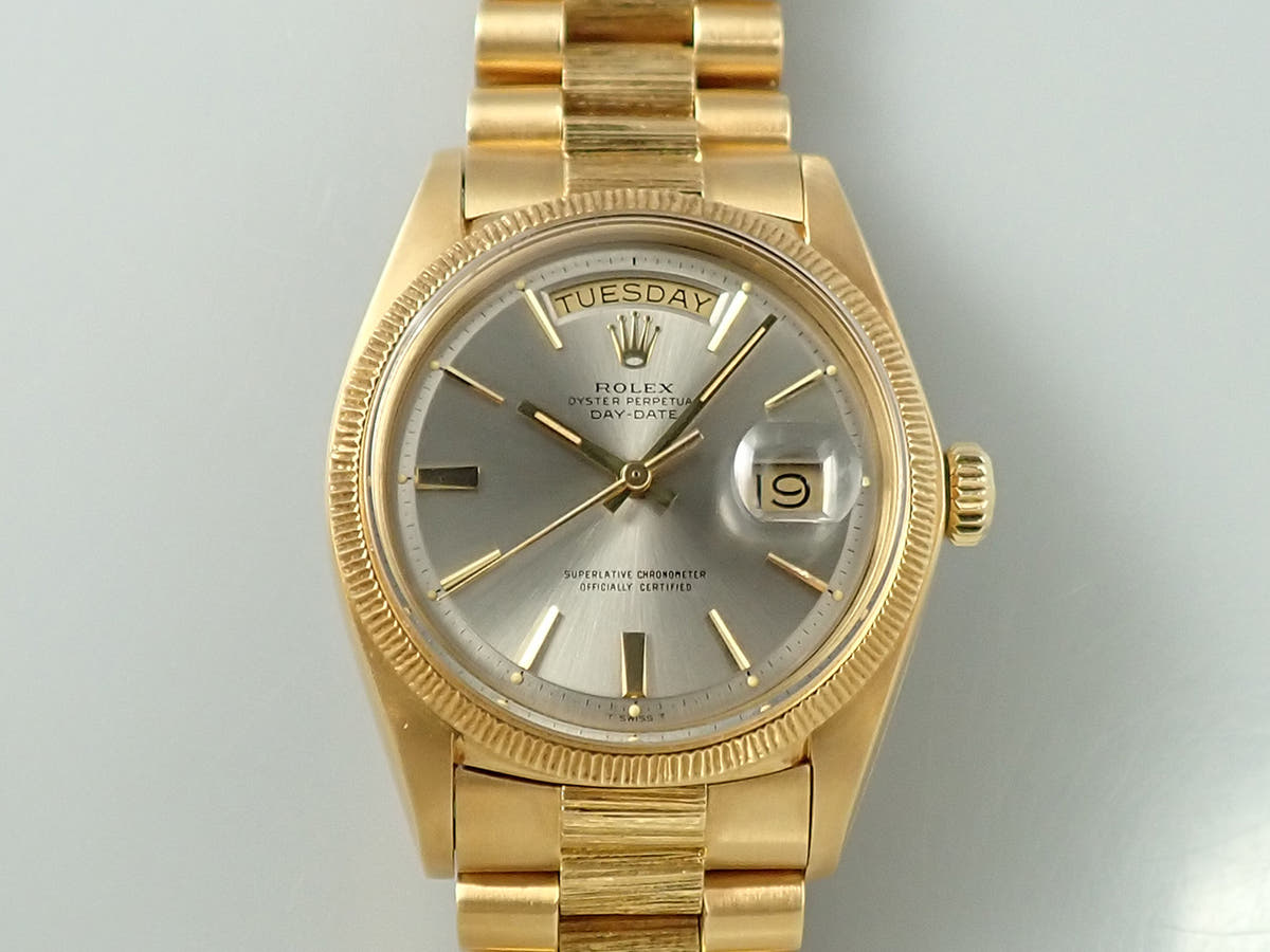 ロレックス デイデイト Ref.1807/8 グレー文字盤 中古 4CZH3MV4