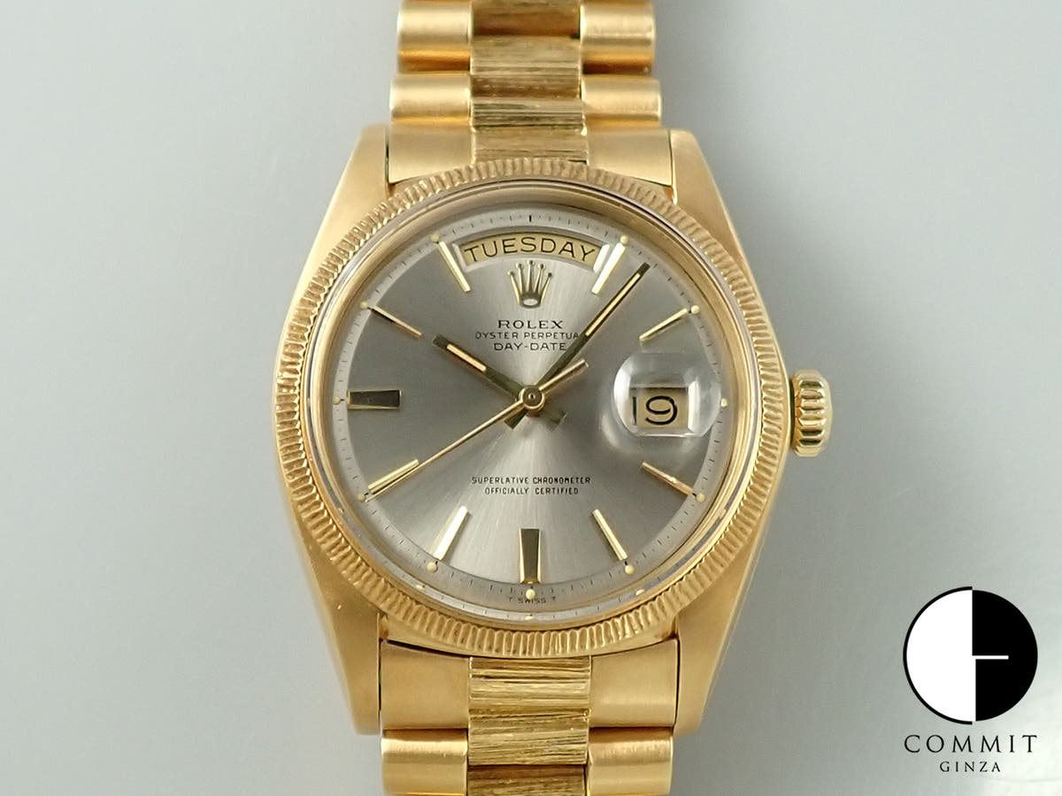 ロレックス デイデイト Ref.1807/8 グレー文字盤 中古 4CZH3MV4