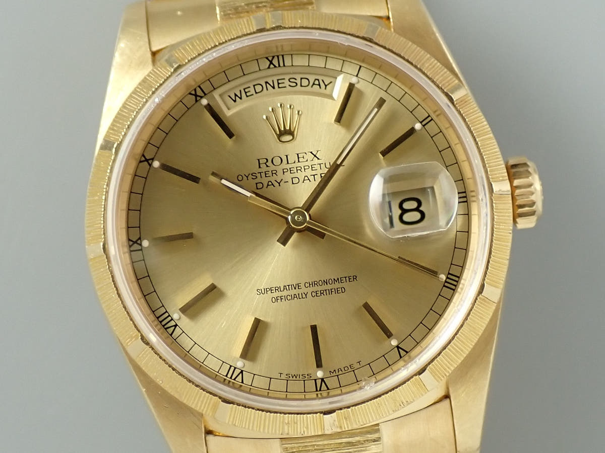 ロレックス デイデイト Ref.18248 シャンパンゴールド文字盤 中古 7VAS8988