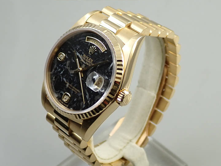 Rolex Day-Date 36 Ref. 18238 2BR Yellow Gold Ammonite Dial