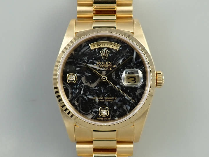 Rolex Day-Date 36 Ref. 18238 2BR Yellow Gold Ammonite Dial