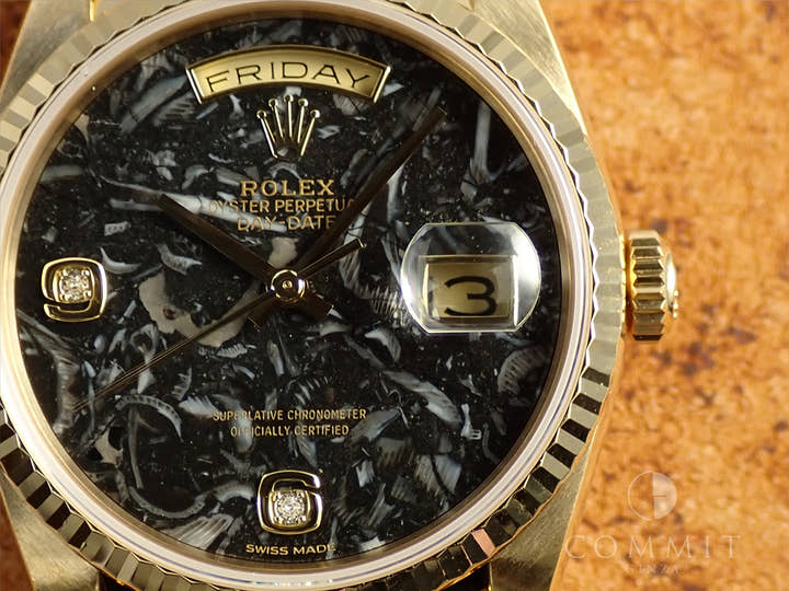 Rolex Day-Date 36 Ref. 18238 2BR Yellow Gold Ammonite Dial