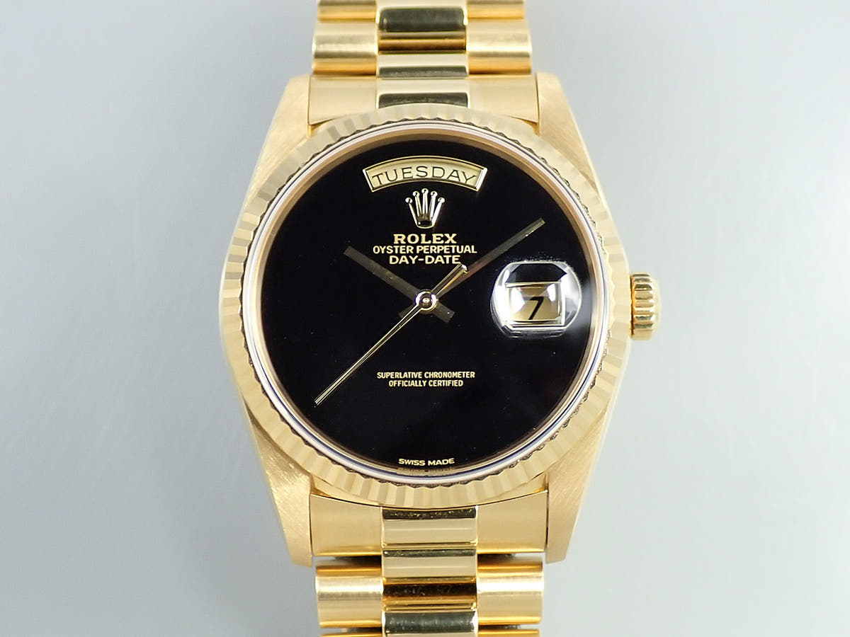 ロレックス デイデイト36 Ref.18238 オニキス文字盤 美品 4329YK72