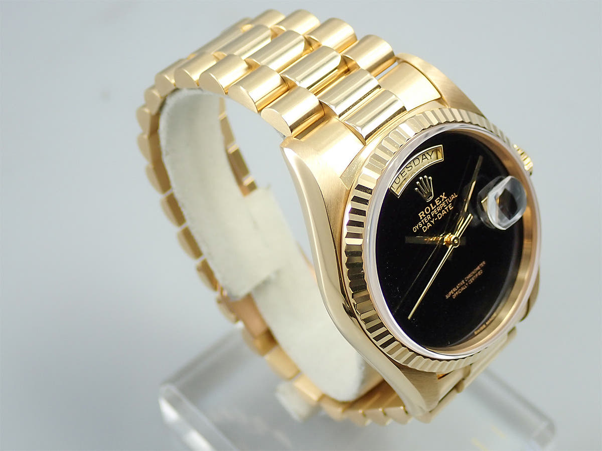 ロレックス デイデイト36 Ref.18238 オニキス文字盤 美品 4329YK72