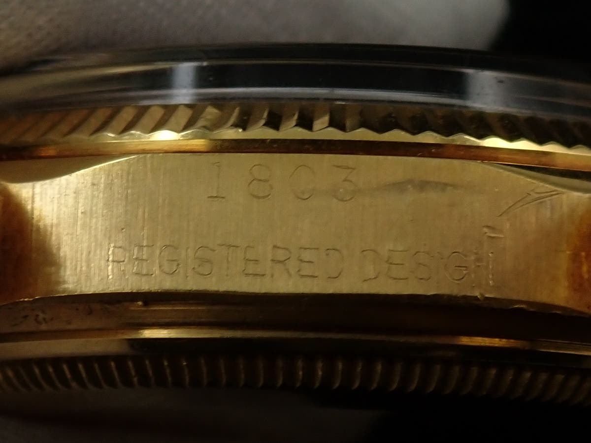 ロレックス デイデイト36 Ref.1803 ブラック文字盤 中古 2Z68ZVLC