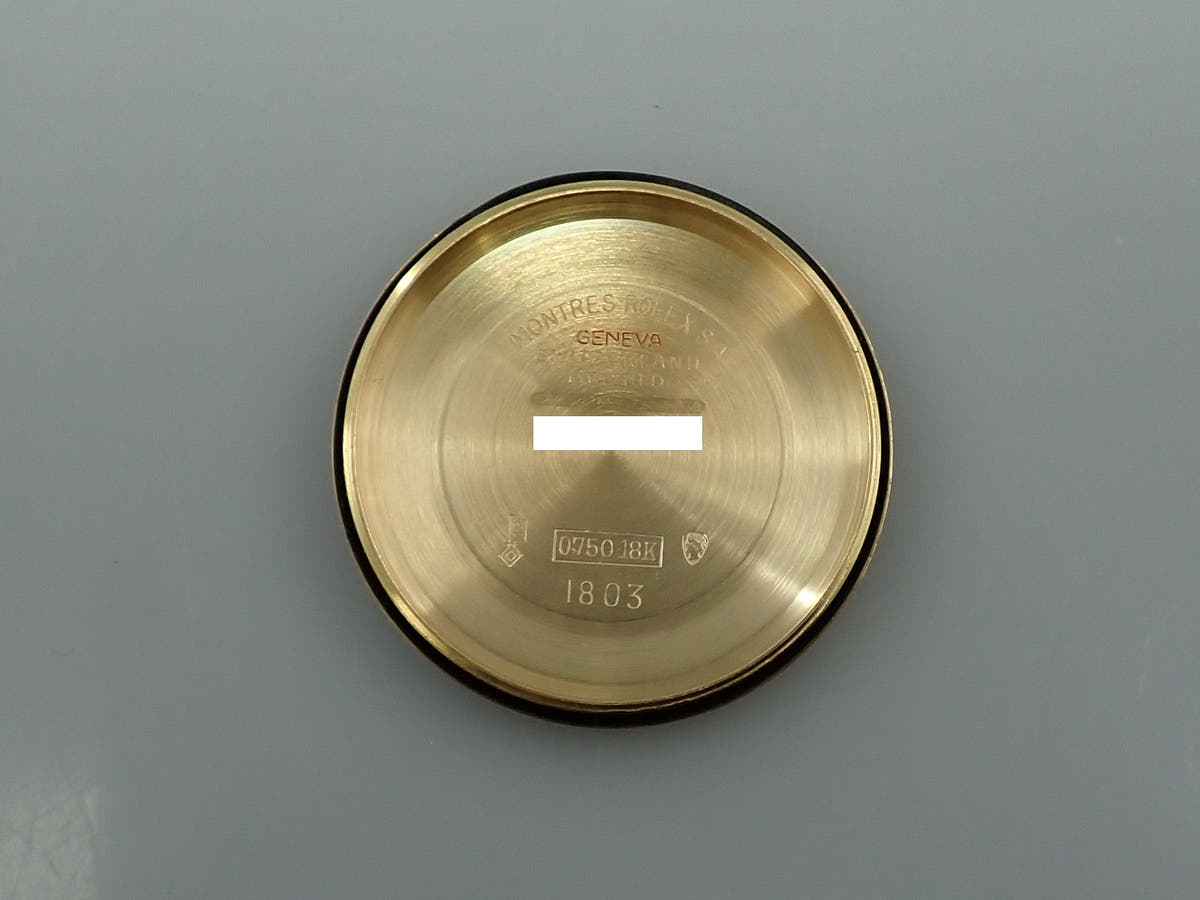 ロレックス デイデイト36 Ref.1803 ブラック文字盤 中古 2Z68ZVLC