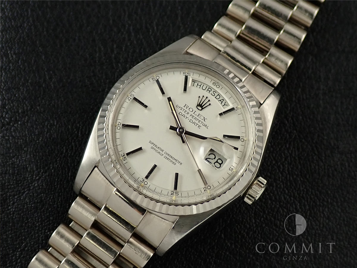 ロレックス デイデイト36 Ref.1803 シルバー文字盤 中古 5A9FTVXL