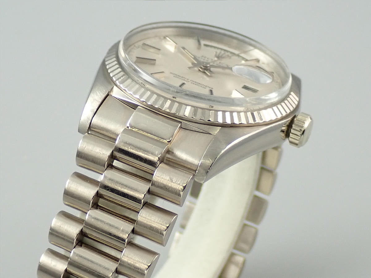 ロレックス デイデイト36 Ref.1803 シルバー文字盤 中古 5A9FTVXL