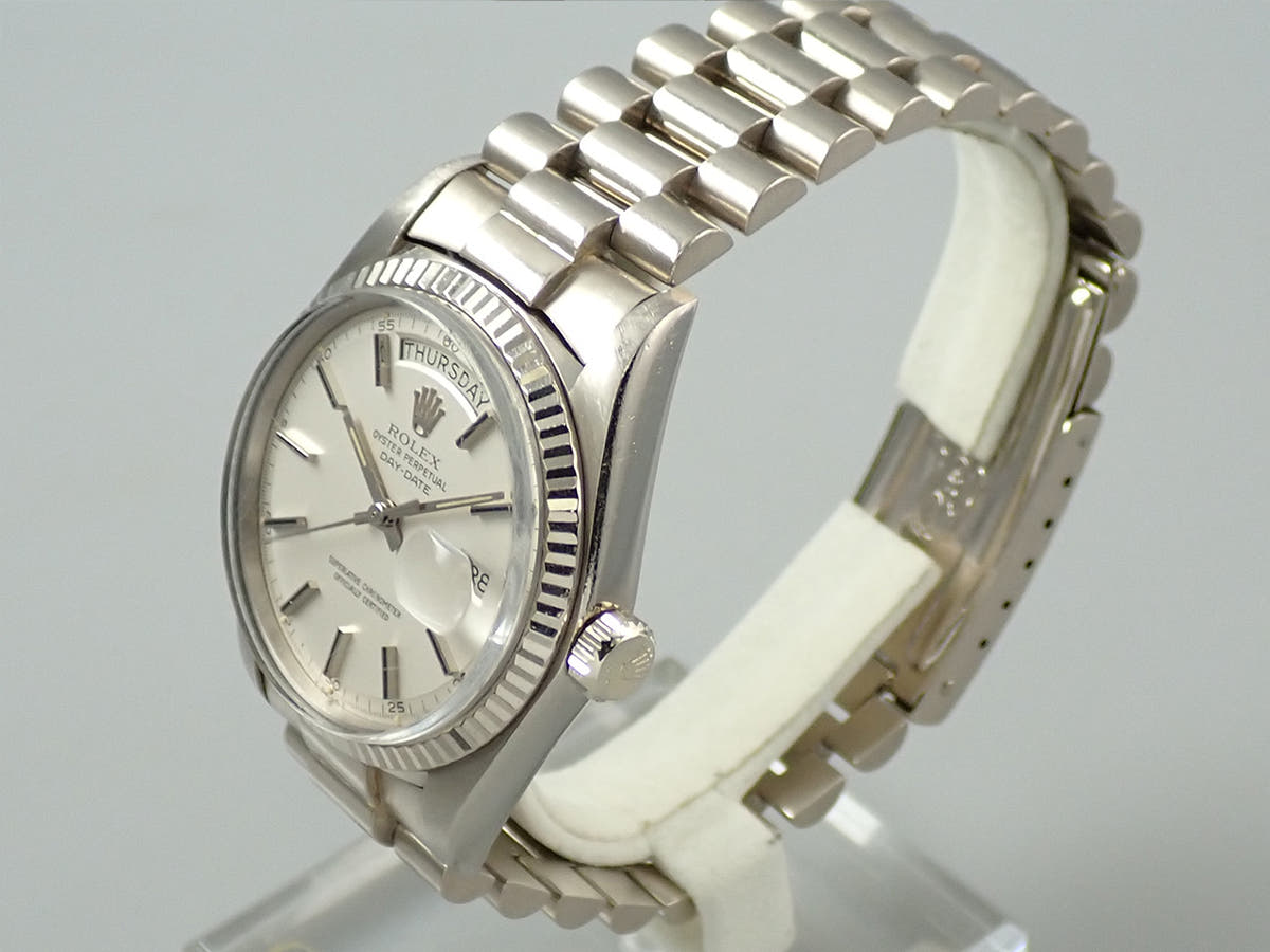 ロレックス デイデイト36 Ref.1803 シルバー文字盤 中古 5A9FTVXL