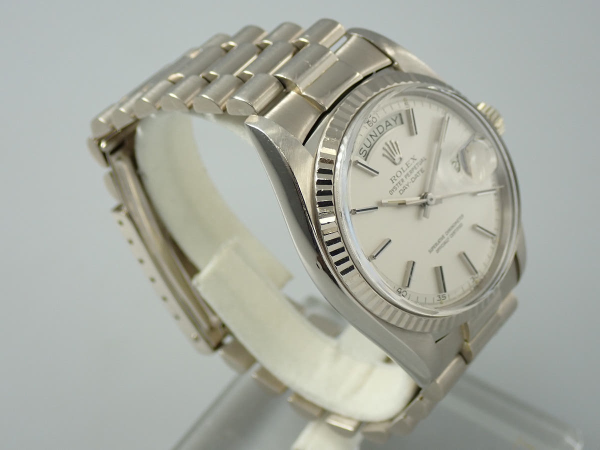 ロレックス デイデイト36 Ref.1803 シルバー文字盤 中古 6T37PAUL