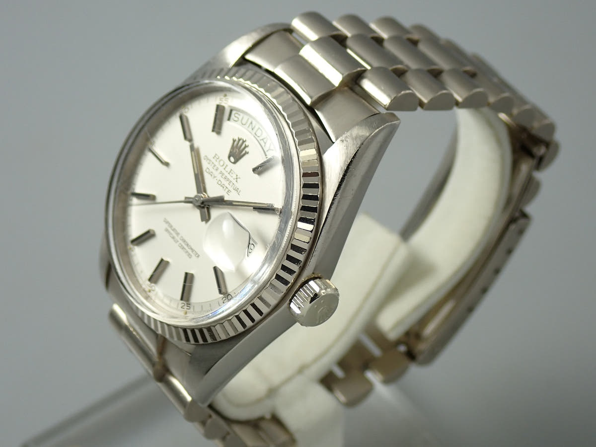 ロレックス デイデイト36 Ref.1803 シルバー文字盤 中古 6T37PAUL
