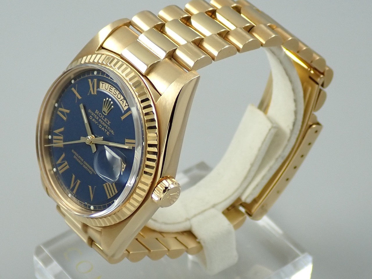 ロレックス デイデイト 1803/8 ブルー 中古 27LU0H64 ｜高級