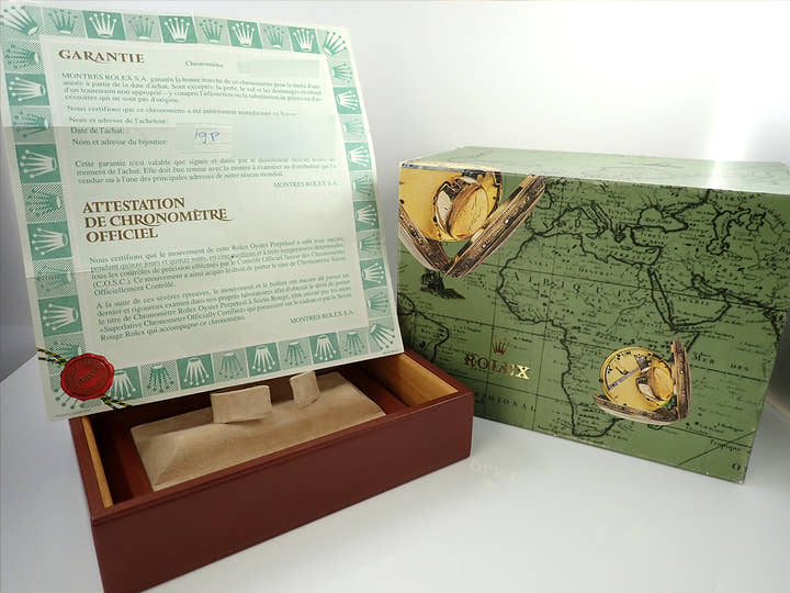 Rolex Day-Date 36 Ref. 18238A Yellow Gold Blue Gradient Dial