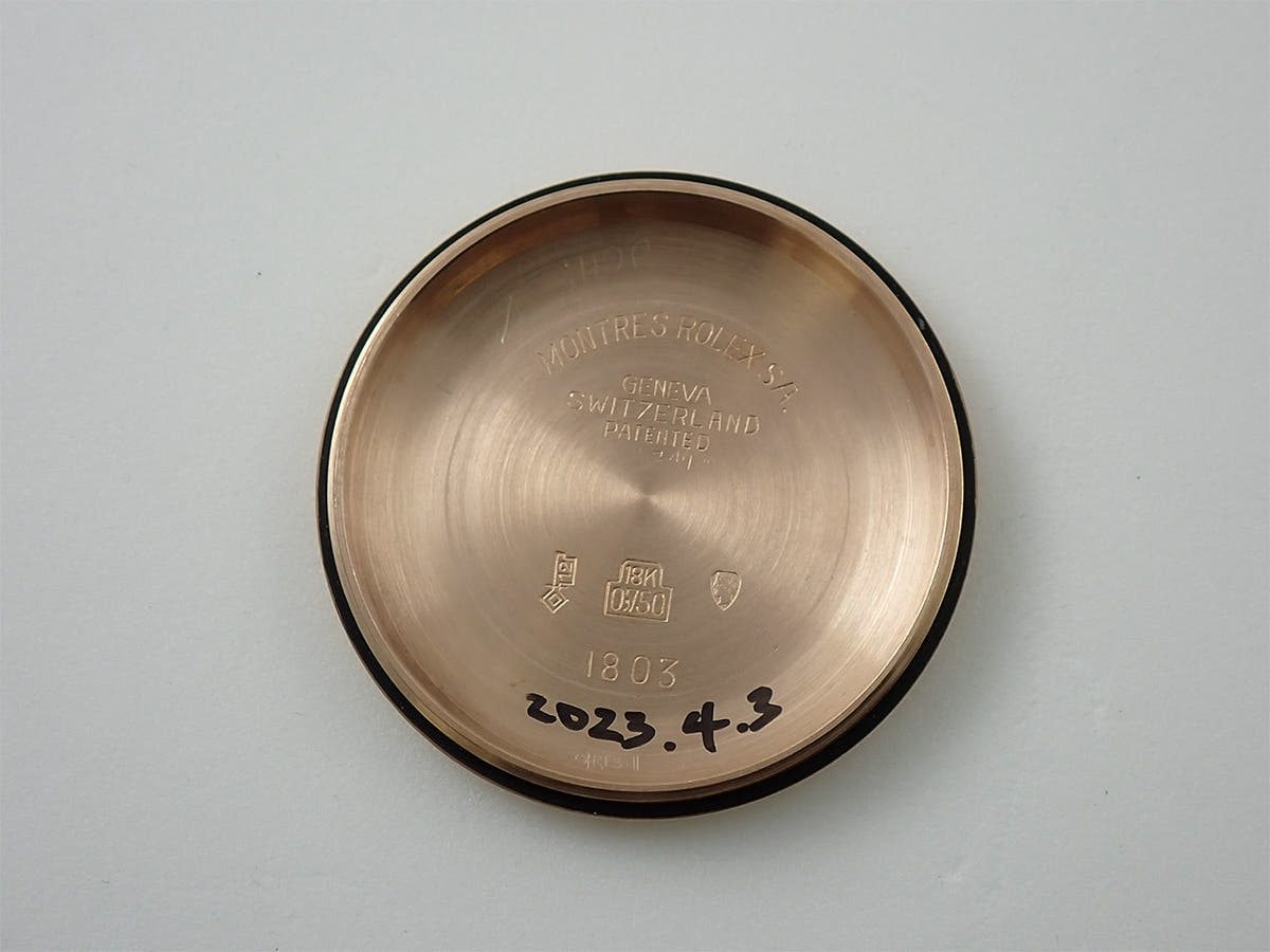 ロレックス デイデイト Ref.1803 シャンパンピンク文字盤 中古 80YXFTLR