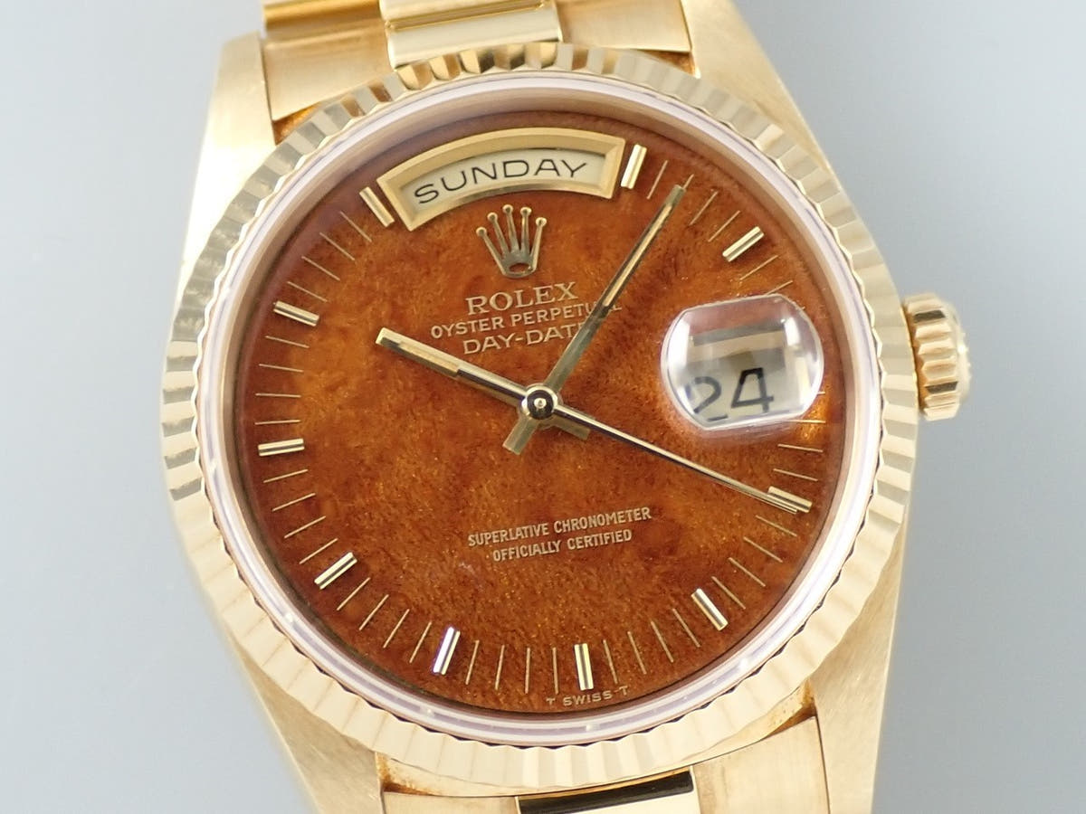 ロレックス デイデイト36 Ref.18238 マホガニー文字盤 中古 J66LX11C