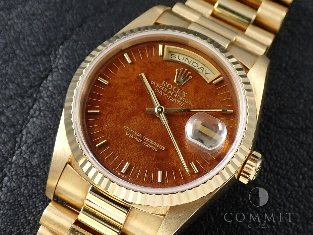 Rolex Day-Date 36 Ref.18238 18KYG Mahogany Dial