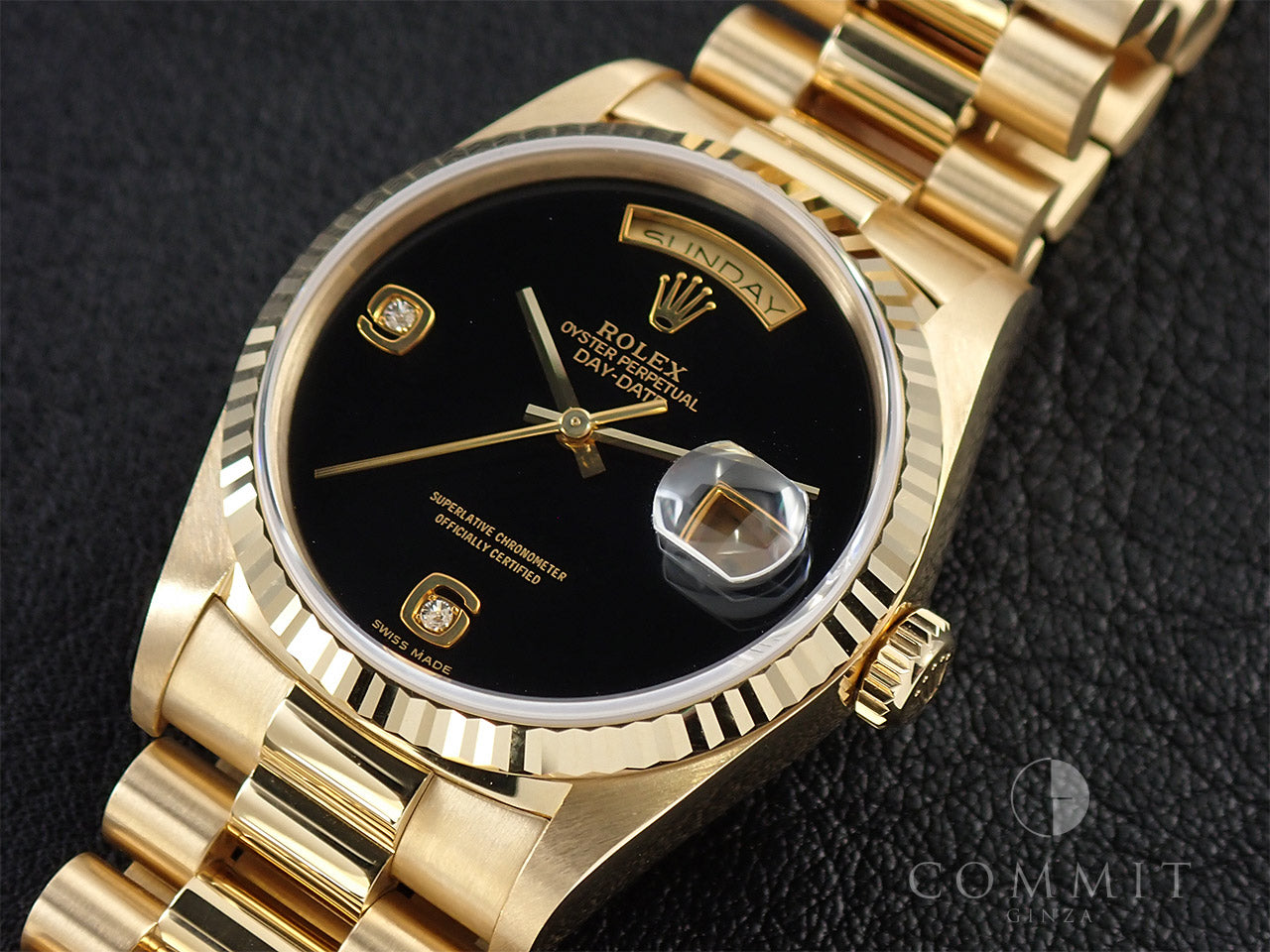 18238 2BR Onyx Day Date 36 | Rolex | WPXP7789 - Commit Ginza  ｜高級腕時計の販売・買取ならコミット銀座