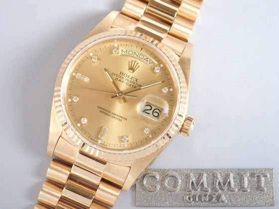 Rolex Day Date 10P Diamond Ref.18038