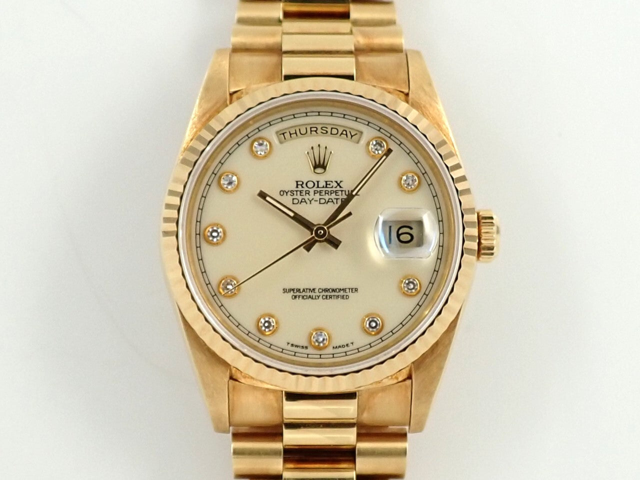 Rolex Day-Date 36 Ref.18238 18KYG Ivory Dial