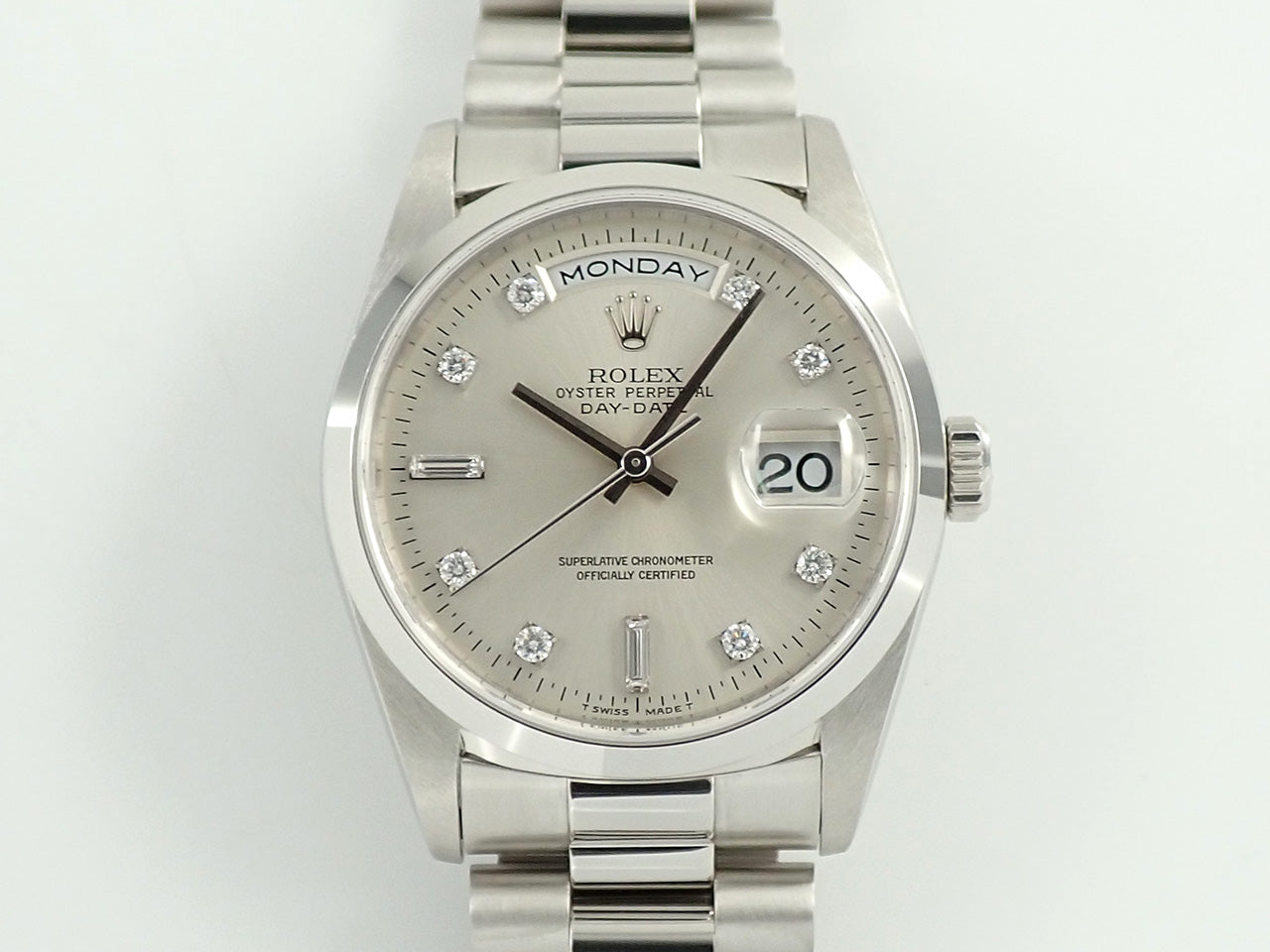 Rolex Day-Date Ref.18206 PT Ice Blue Dial