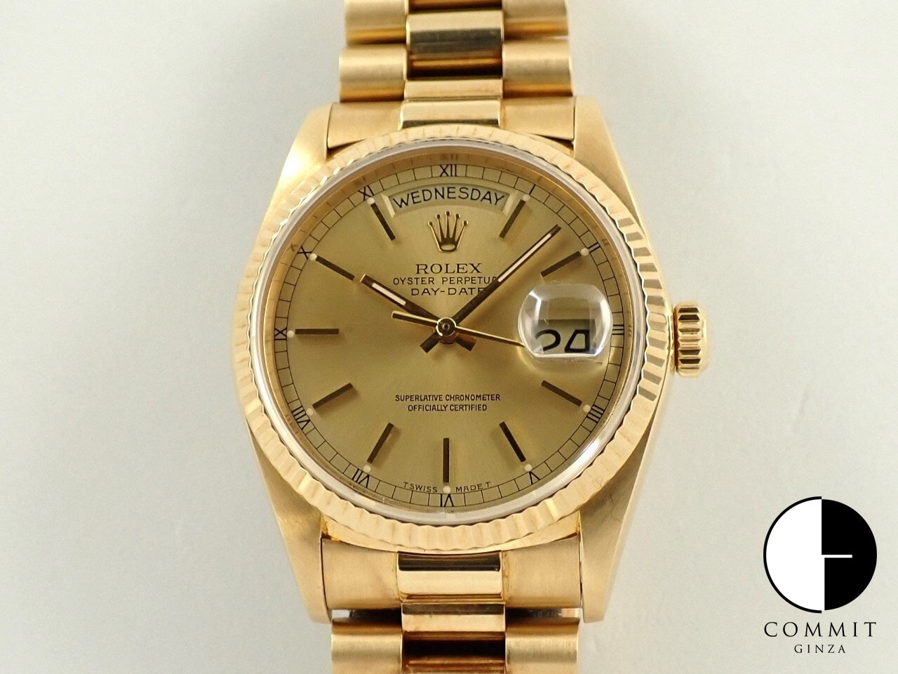 Rolex Day-Date 36 Ref.18038 18KYG Champagne Dial